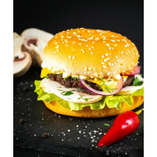 Бургер с грибами XL